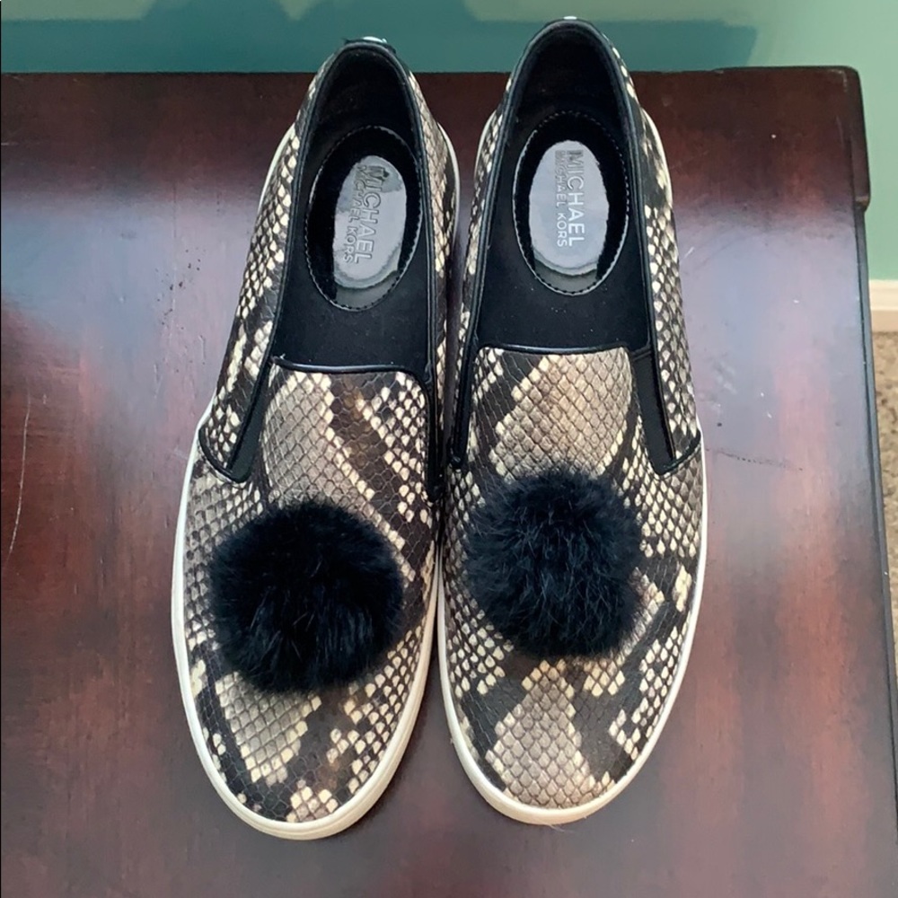 Michael Kors snakeskin sneakers